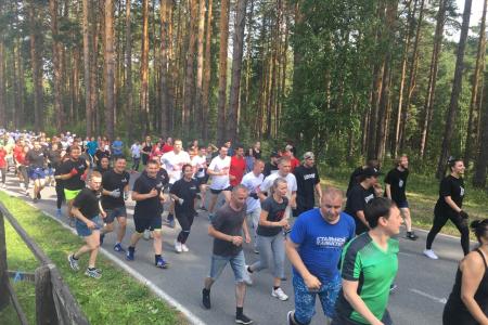 Тюменская область. День рождения мини-футбольного клуба "Комсомолец" и забег "Стальной характер"