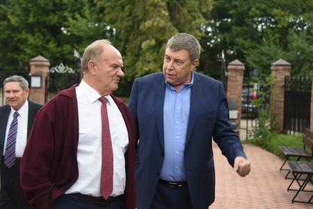 Г.А. Зюганов прибыл с рабочим визитом в город Орел