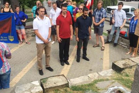 В.П. Исаков посетил лагерь коммунистической молодёжи Европы в Белграде