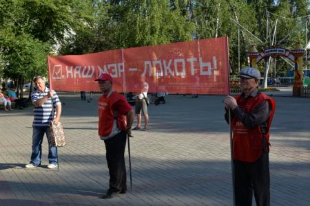 Новосибирск. Анатолий Локоть продолжает встречаться с избирателями