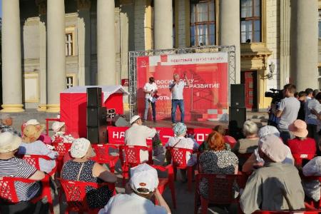 Выборы-2019: Анатолий Локоть провел встречу в Калининском районе Новосибирска