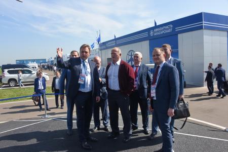 Г.А. Зюганов посетил аэрокосмический салон МАКС-2019 в подмосковном Жуковском