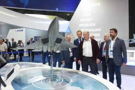 Г.А. Зюганов посетил аэрокосмический салон МАКС-2019 в подмосковном Жуковском