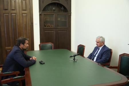 А.А. Ющенко встретился с Президентом Республики Абхазия