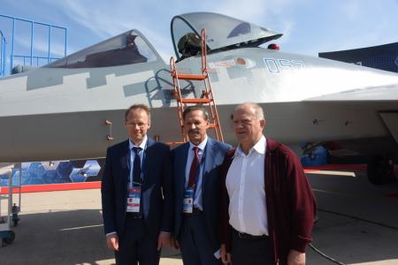 Г.А. Зюганов посетил аэрокосмический салон МАКС-2019 в подмосковном Жуковском
