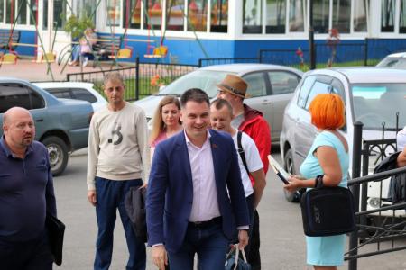 Сахалинская область. А.В. Корниенко встретился с избирателями города Холмска. 