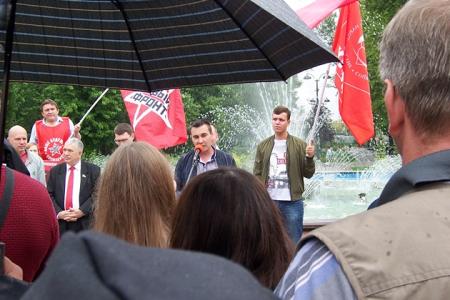 Казань. Коммунисты в рамках Общероссийской акции протеста провели митинг «ЗА честные и чистые выборы!»