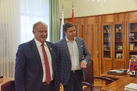 Г.А. Зюганов прибыл с рабочим визитом в город Орел