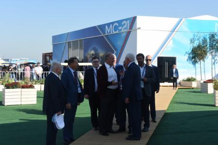 Г.А. Зюганов посетил аэрокосмический салон МАКС-2019 в подмосковном Жуковском
