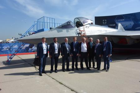 Г.А. Зюганов посетил аэрокосмический салон МАКС-2019 в подмосковном Жуковском