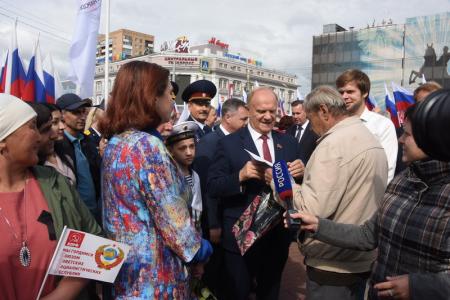 Г.А. Зюганов принял участие в праздновании Дня города Орла