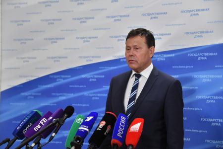 Н.В. Арефьев выступил перед журналистами в Государственной Думе
