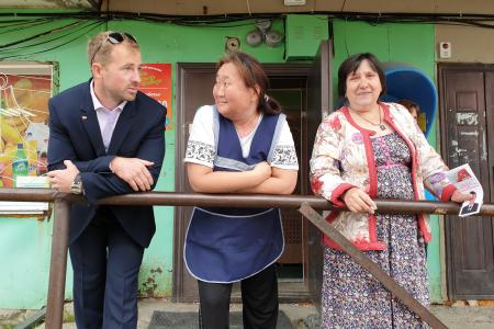 Камчатский край. Кандидаты в депутаты от КПРФ активно встречаются с избирателями