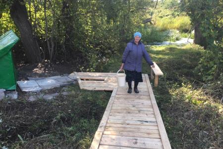 Саратовская область. Ольга Алимова встретилась с жителями в Новых Бурсах