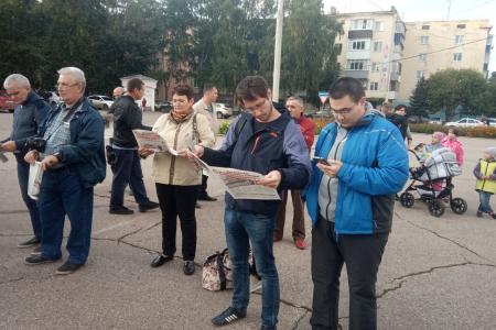 Башкортостан. КПРФ принимает активное участие в акции "За честные выборы!"