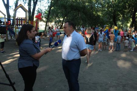 Республика Крым. В пос. Гвардейское Симферопольского района в пятый раз состоялся традиционный детский праздник, посвящённый Дню Знаний