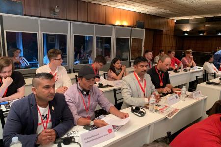 Секретарь ЦК ЛКСМ РФ Роман Кононенко принял участие в 45-м фестивале Коммунистической молодёжи Греции