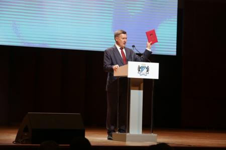 Анатолий Локоть вступил в должность мэра Новосибирска