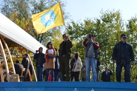 Коммунисты Калмыкии приняли участие в митинге против назначения Трапезникова главой Элисты