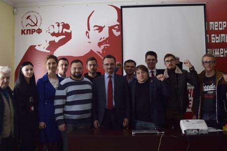 В Калининграде открыта партийная школа при обкоме КПРФ. Первую лекцию прочитал секретарь ЦК КПРФ Михаил Костриков