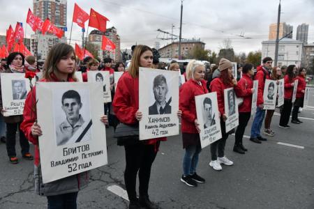 Г.А. Зюганов на митинге в Москве: Вечная память героям! Да здравствует Советская власть!
