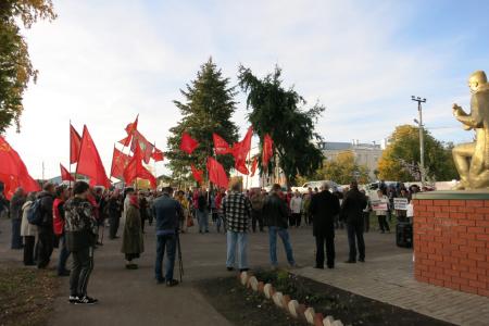 Тамбовская область, г.Рассказово. За достойную жизнь на родной земле!