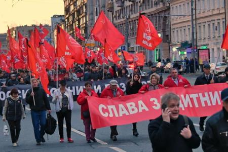 Г.А. Зюганов на митинге в Москве: Вечная память героям! Да здравствует Советская власть!