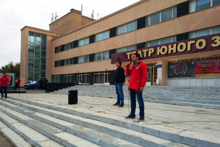 Саратовская область. КПРФ провела митинги в Пугачеве и Балакове против строительства «завода смерти»