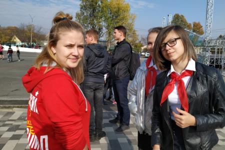 Ставропольский край. Коммунисты и комсомольцы организовали большой спортивный праздник и провели встречу со студентами