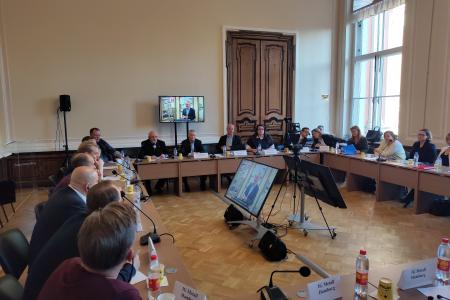 Санкт-Петербург. С.М. Пантелеев принял участие во встрече с представителями немецких профсоюзов