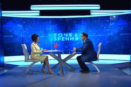 Калужская область. Депутат Законодательного Собрания от КПРФ Марина Костина приняла участие в передаче «Точка зрения» на местном телевидении