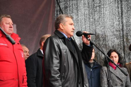 Г.А. Зюганов на митинге в Москве: Вечная память героям! Да здравствует Советская власть!