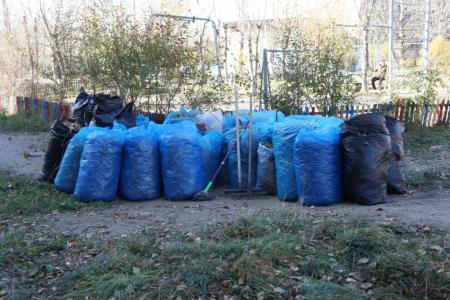 Забайкальский край. Коммунисты организовали субботник во дворах в городе Чите