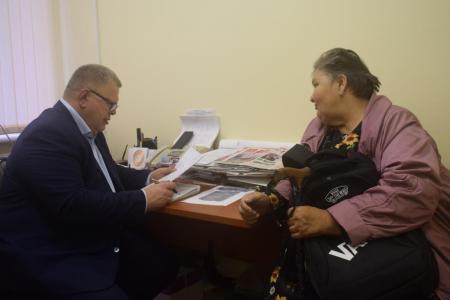 Депутат-коммунист Мособлдумы Александр Наумов провел приём граждан в г.о. Подольск