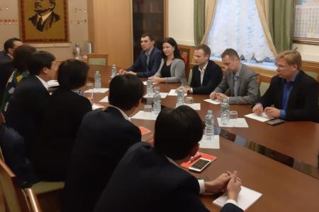 Состоялась встреча руководства ЦК ЛКСМ с вьетнамскими товарищами