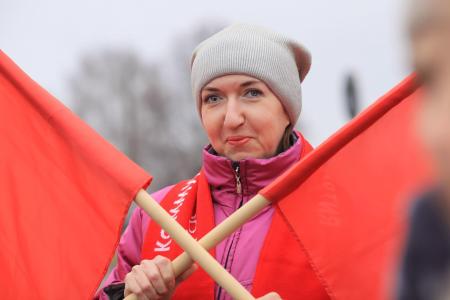 В городе Волгореченск Костромской области прошла акция в защиту врачей