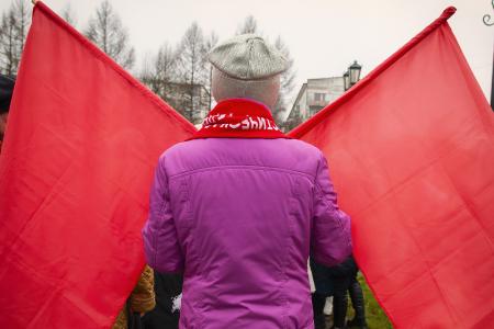 В городе Волгореченск Костромской области прошла акция в защиту врачей