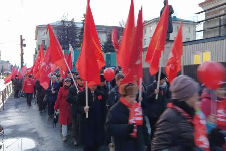 Годовщина Великого Октября в Удмуртии