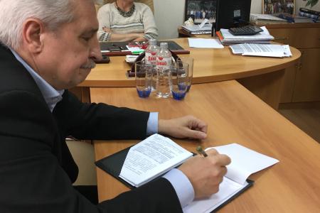 Краснодарский край. Н.И. Осадчий совершил рабочую поездку в Курганинск