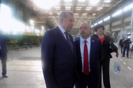 Группа депутатов Государственной Думы во главе с Сергеем Гавриловым посетила Воронежский авиазавод