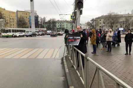 В Рязани и области прошла очередная волна пикетов в поддержку Сергея Левченко и Павла Грудинина