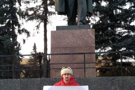 Чувашская Республика. Продолжаются пикеты в поддержку Грудинина и Левченко