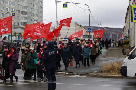 Праздник Великого Октября отметили в Магадане