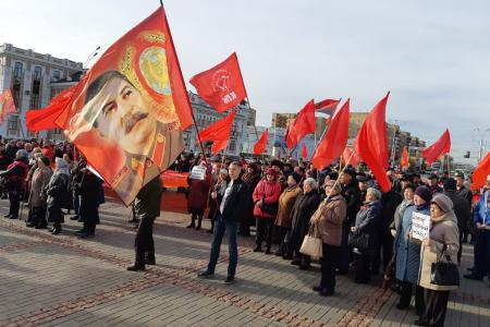 Годовщина Октябрьской Революции в Тамбовской области