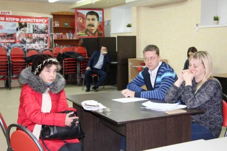 Саратов. Ольга Алимова провела прием граждан