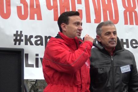 В г.Карабаново Владимирской области прошел массовый митинг против завоза московского мусора