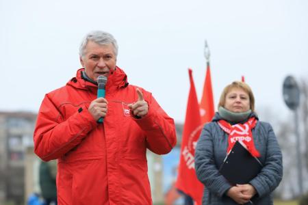 В городе Волгореченск Костромской области прошла акция в защиту врачей