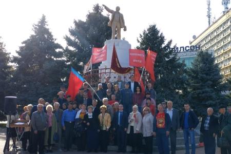 В день Красного Октября в Краснодарском крае прошли автопробеги и митинги в поддержку П.Н. Грудинина и С.Г. Левченко 