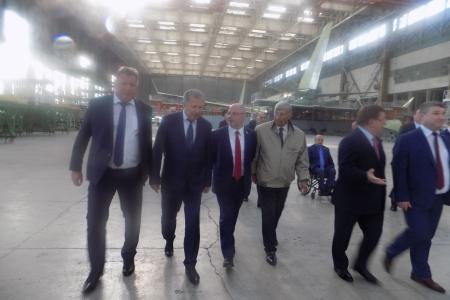 Группа депутатов Государственной Думы во главе с Сергеем Гавриловым посетила Воронежский авиазавод