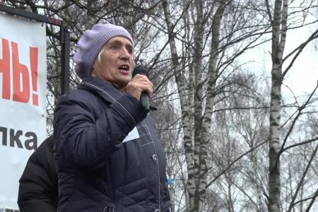 В г.Карабаново Владимирской области прошел массовый митинг против завоза московского мусора
